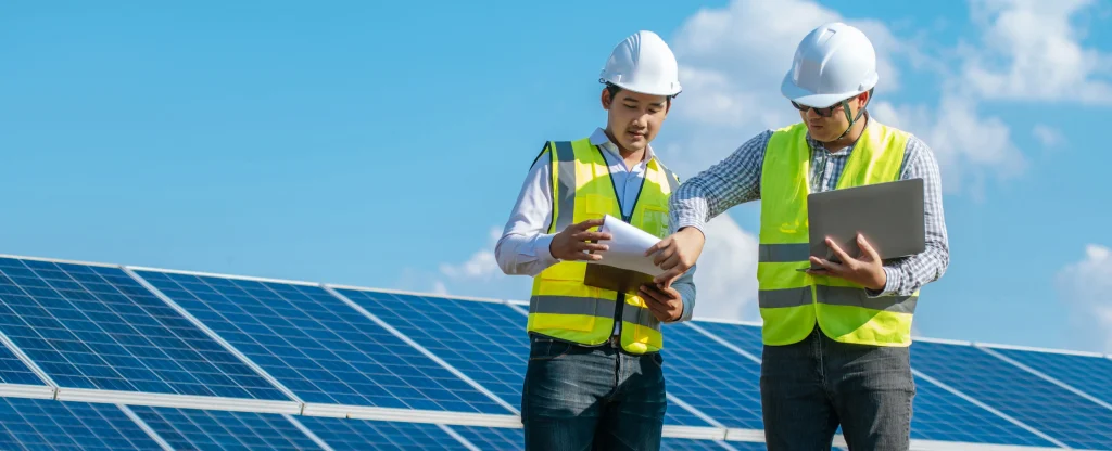 Renewable Energy Indonesia pekerja berdiskusi
