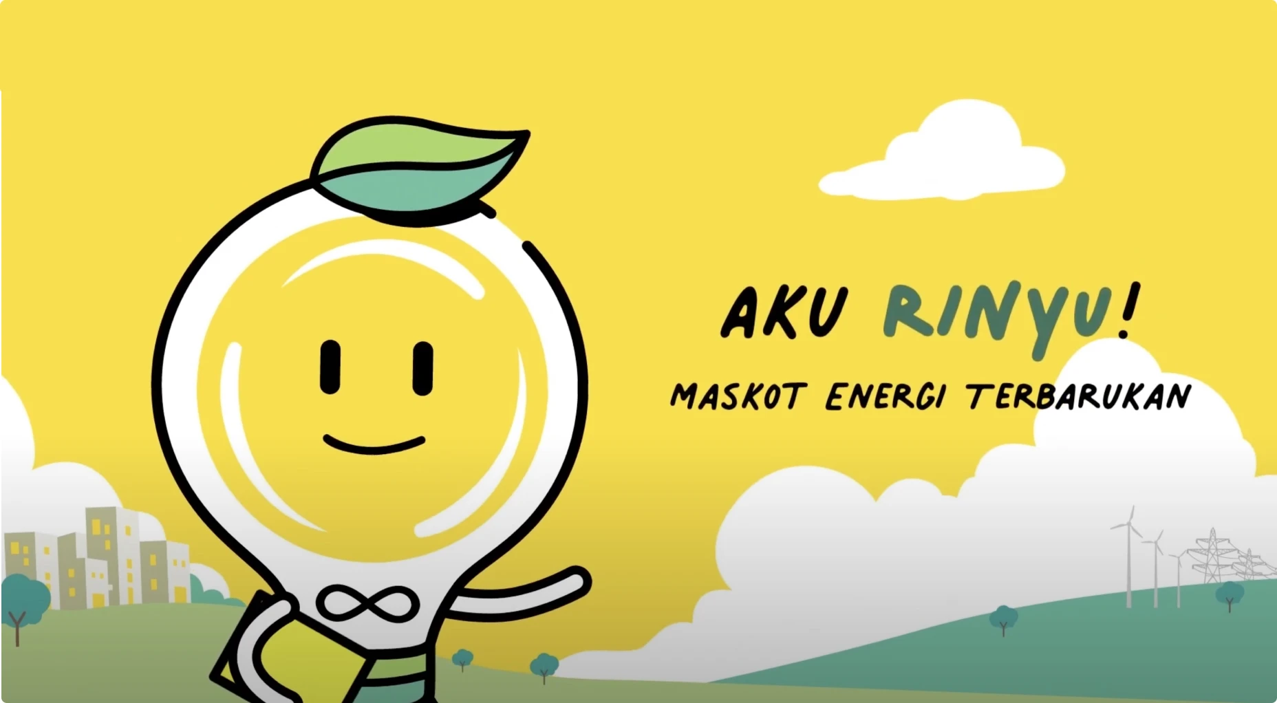 Renewable Energy Indonesia banner maskot